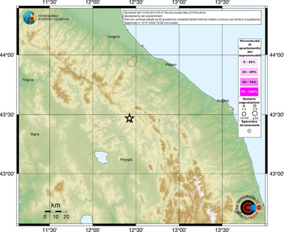 Mappa comuni con almeno 3 questionari