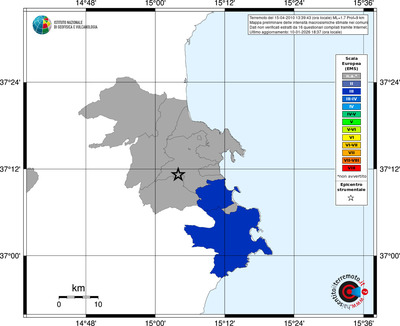 Mappa EMS - territori comuni