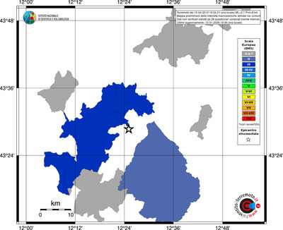 Mappa EMS - territori comuni
