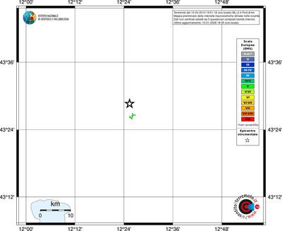 Mappa EMS - territori località