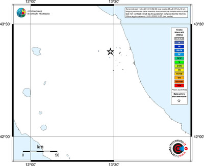 Mappa MCS - territori località