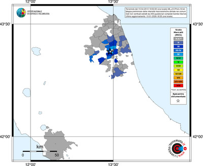 Mappa MCS - territori comuni