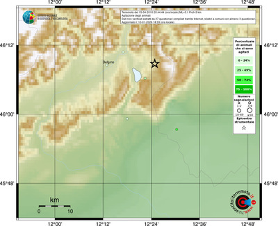 Mappa comuni con almeno 3 questionari