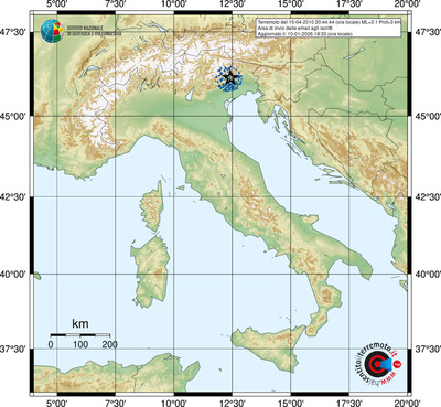 Area di invio delle email agli iscritti