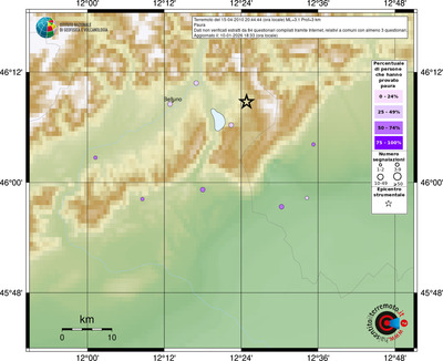 Mappa comuni con almeno 3 questionari
