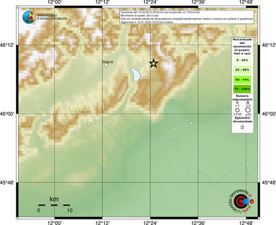 Mappa comuni con almeno 3 questionari