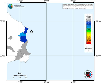 Mappa MCS - territori comuni