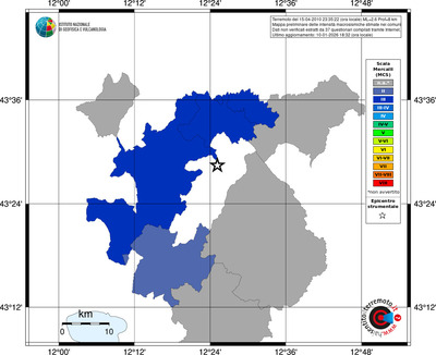 Mappa MCS - territori comuni