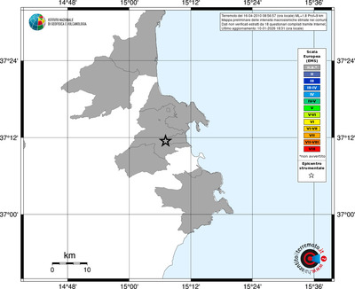 Mappa EMS - territori comuni