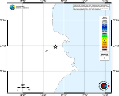 Mappa MCS - territori località