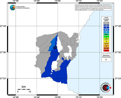 Mappa EMS - territori comuni