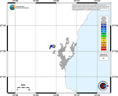 Mappa MCS - territori località