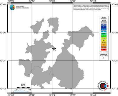Mappa EMS - territori comuni