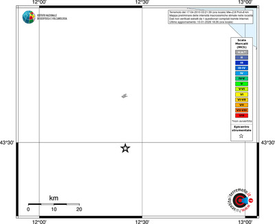 Mappa MCS - territori località