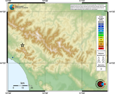 Mappa EMS - località