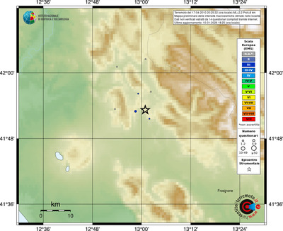 Mappa EMS - località