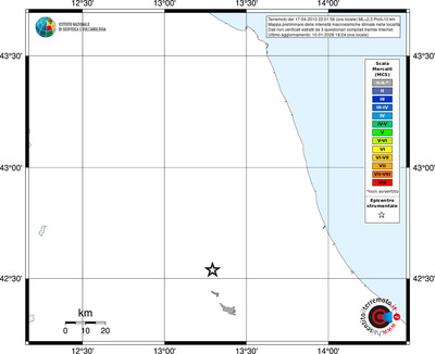 Mappa MCS - territori località