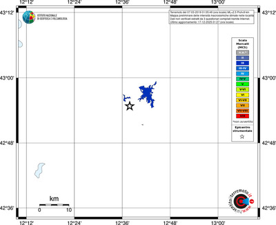 Mappa MCS - territori località