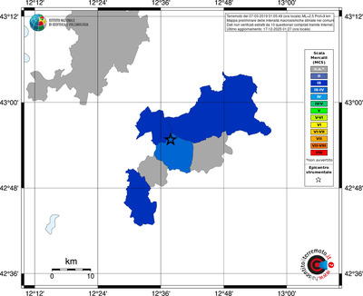 Mappa MCS - territori comuni
