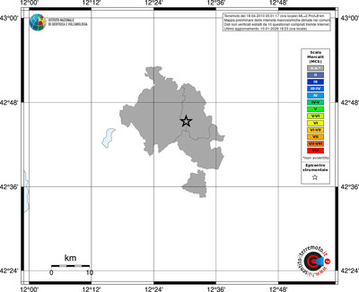 Mappa MCS - territori comuni