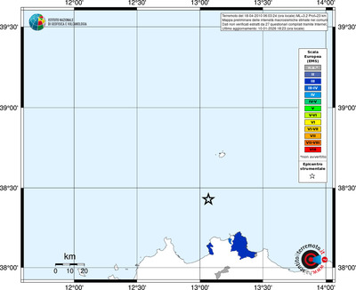 Mappa EMS - territori comuni