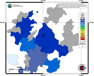 Mappa EMS - territori comuni
