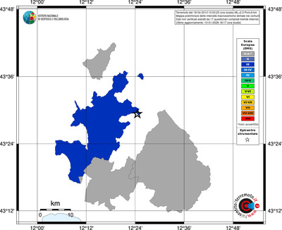 Mappa EMS - territori comuni