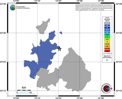 Mappa MCS - territori comuni