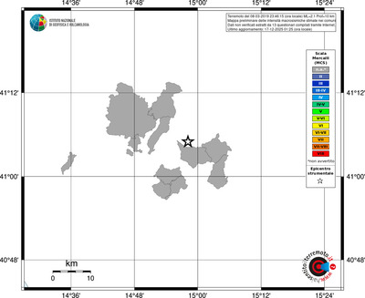 Mappa MCS - territori comuni