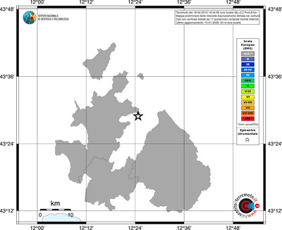 Mappa EMS - territori comuni