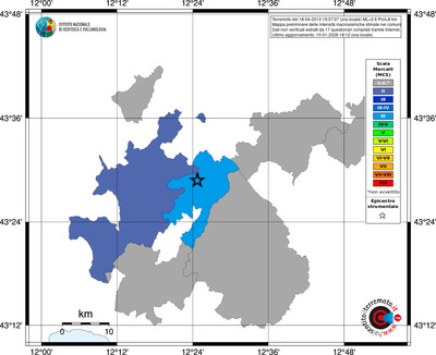 Mappa MCS - territori comuni