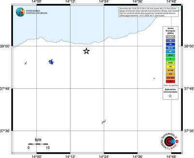 Mappa EMS - territori località