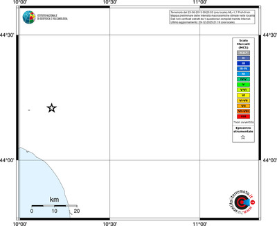 Mappa MCS - territori località