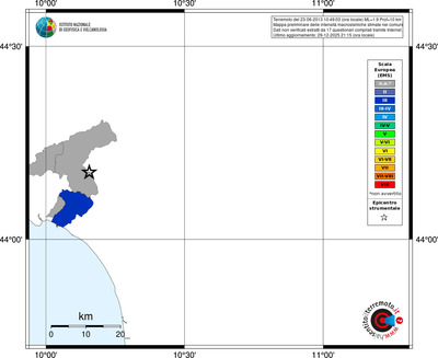 Mappa EMS - territori comuni