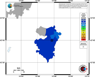 Mappa EMS - territori comuni