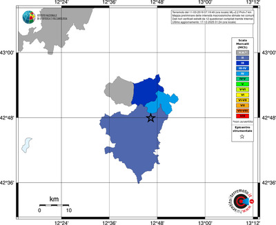 Mappa MCS - territori comuni