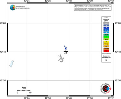 Mappa EMS - territori località