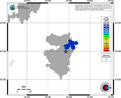 Mappa EMS - territori comuni