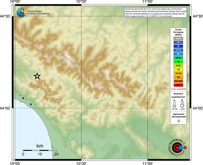 Mappa EMS - località