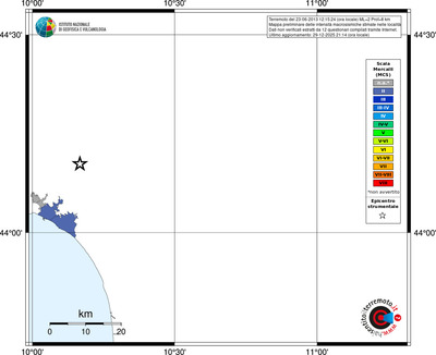 Mappa MCS - territori località