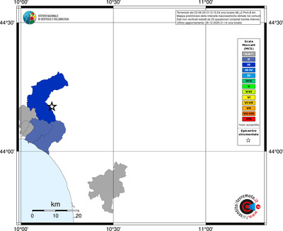 Mappa MCS - territori comuni