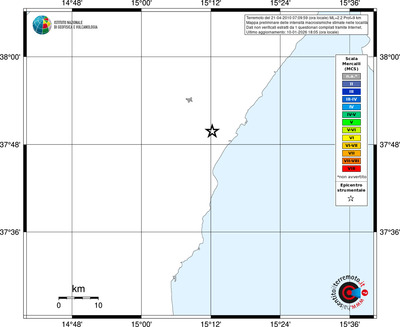 Mappa MCS - territori località