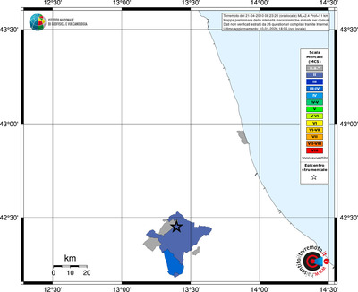 Mappa MCS - territori comuni