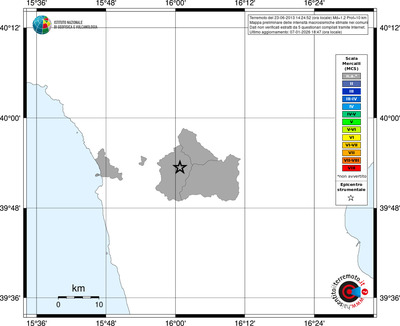 Mappa MCS - territori comuni