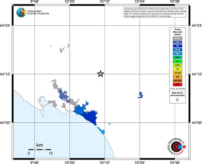 Mappa MCS - territori località