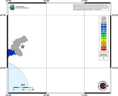 Mappa MCS - territori comuni