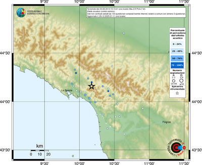 Mappa comuni con almeno 3 questionari