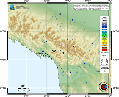 Mappa EMS - località
