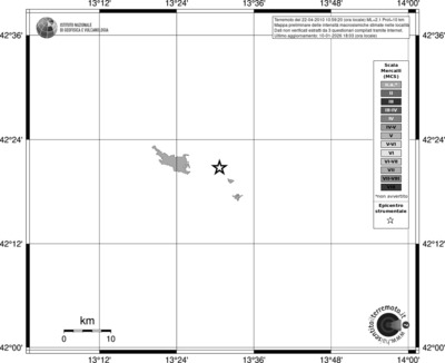 Mappa MCS - territori località