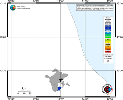 Mappa EMS - territori comuni